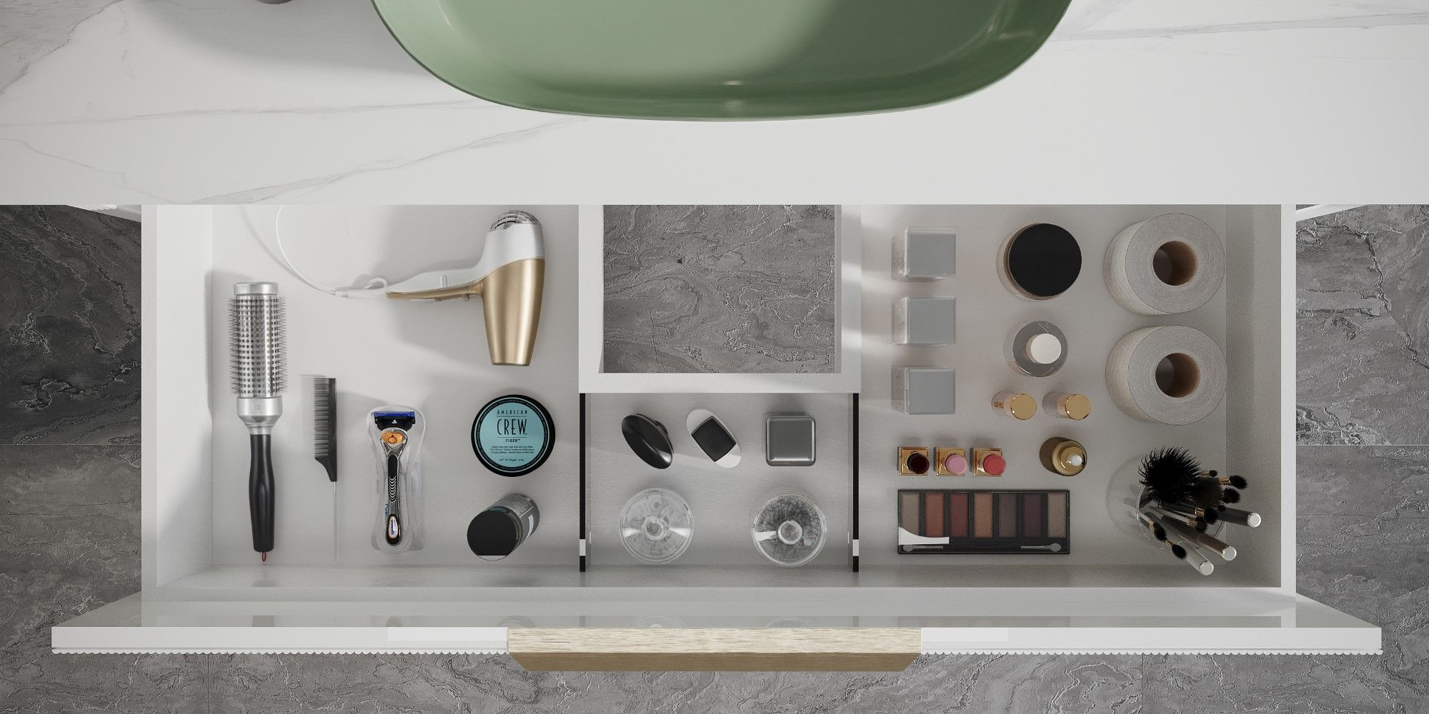 RIBBED - 2025 BATHROOM FURNITURE COLLECTION