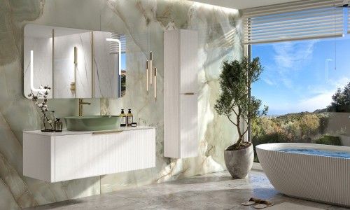 RIBBED - 2025 BATHROOM FURNITURE COLLECTION