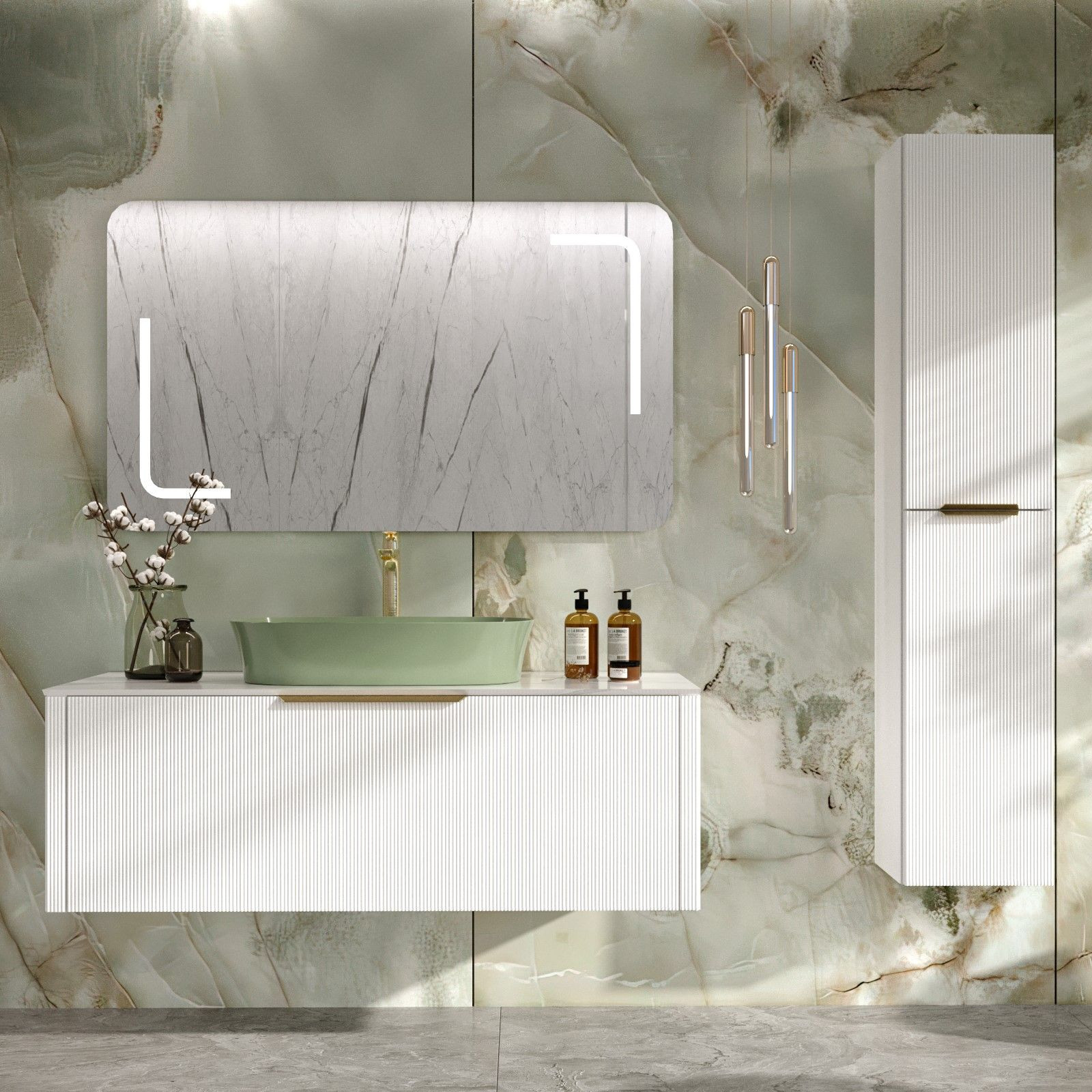 RIBBED - 2025 BATHROOM FURNITURE COLLECTION